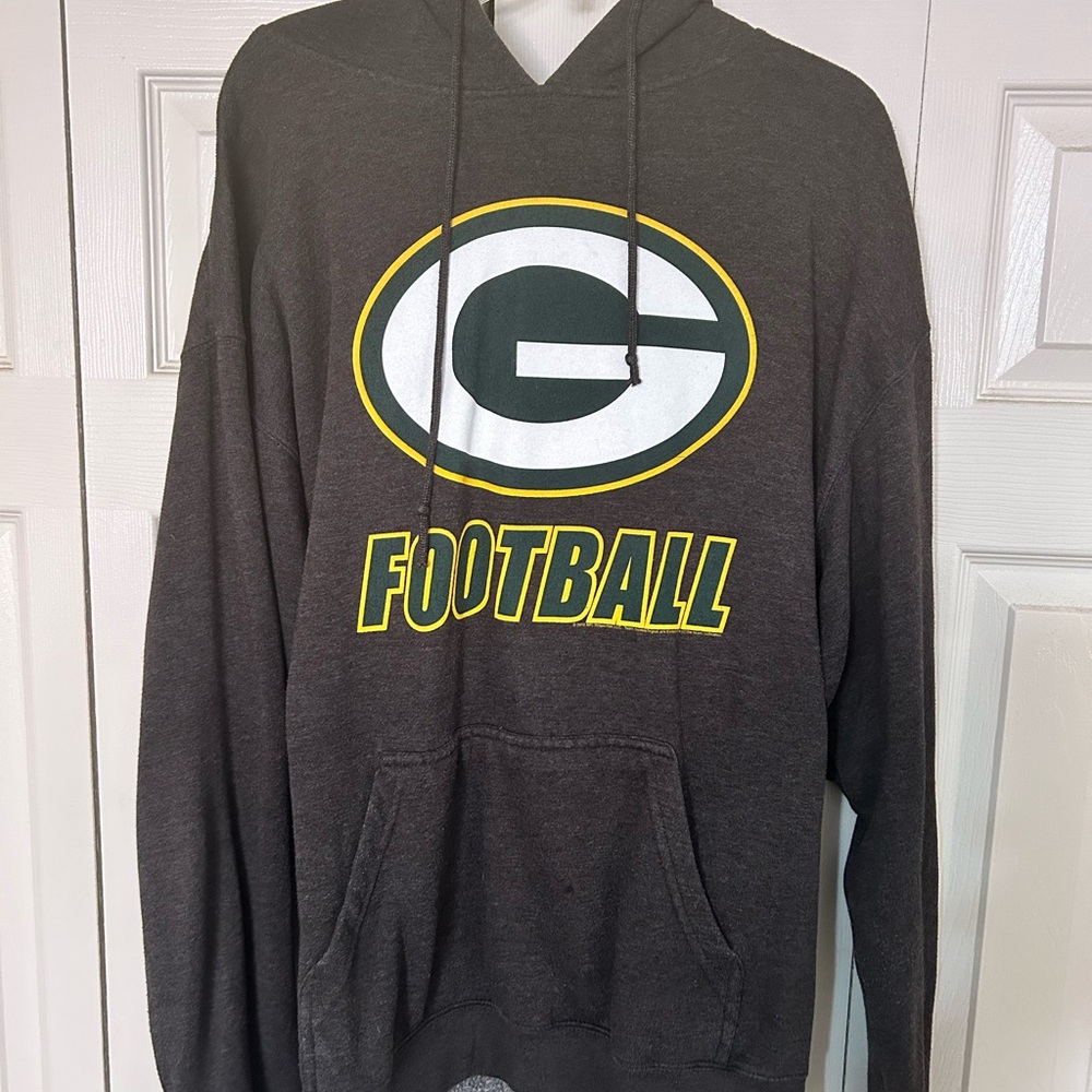 Green Bay Packers Gray Hoodie